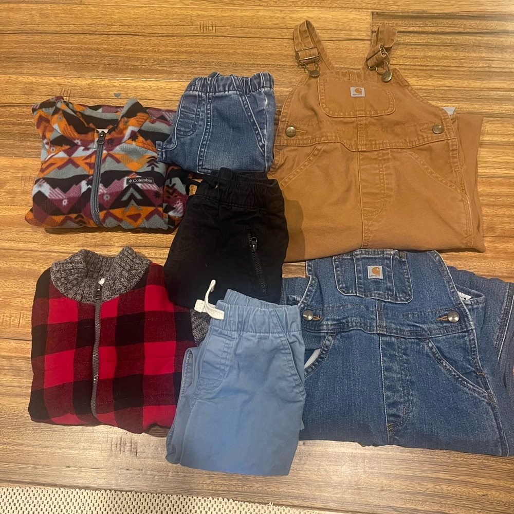 Toddler 4T Bundle Carhartt Overalls - Picture 11 of 11